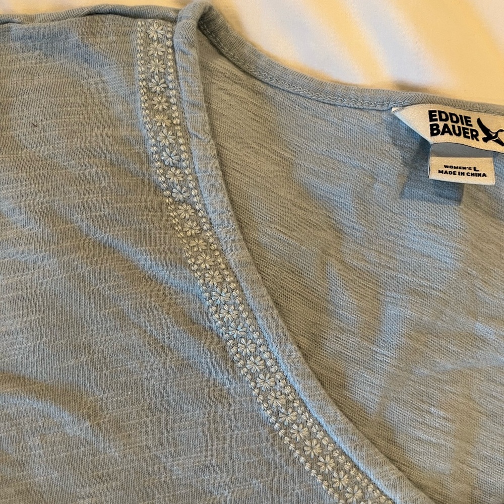 Eddie Bauer Lt Green Women's Top